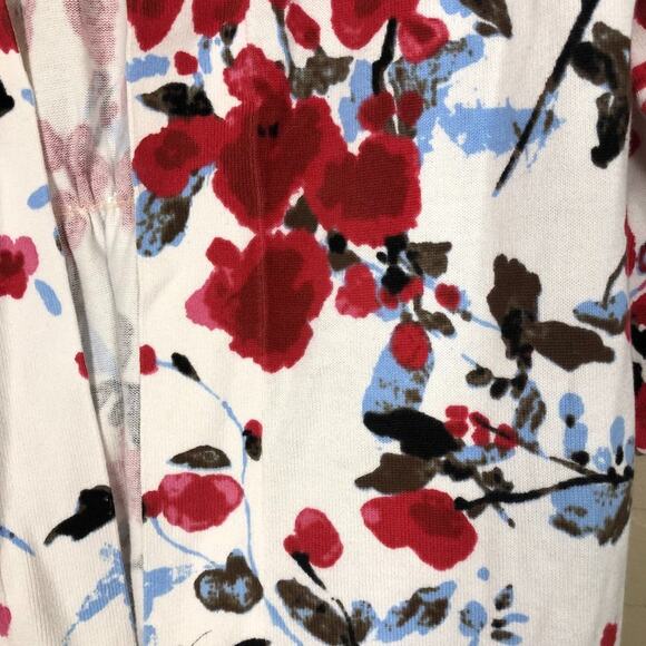 Christopher & Banks Floral button up cardigan S - Picture 3 of 6